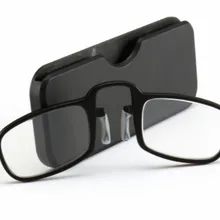 1 шт. клип нос очки для чтения с коробкой для женщин и мужчин плюс универсальный чехол+ 1,5+ 2,0+ 2,5