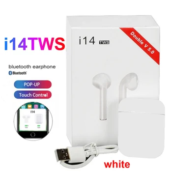 

2020 new i14 tws mini wireless bluetooth headset for Apple, Android, Samsung, Xiaomi, Huawei PK i7 i9 i11 i12 i15 V8 i18