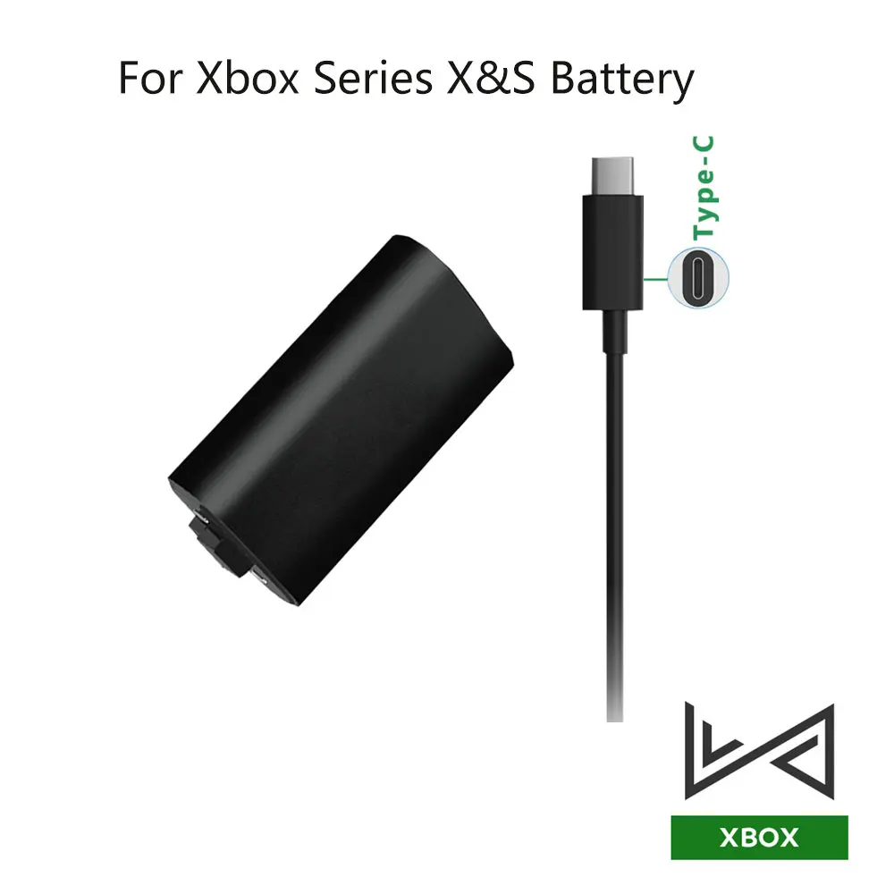 Paquete de batería recargable con Cable tipo C para Xbox Series X/S