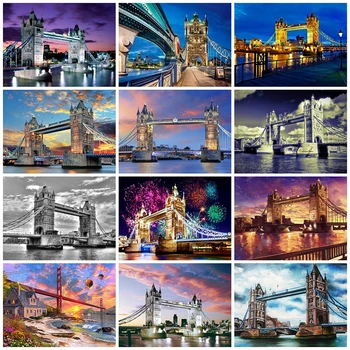 

Evershine Full Square Drill 5D DIY Diamond Painting Eiffel Tower Mosaic Embroidery Scenery Cross Stitch Kit Home Decor Gift