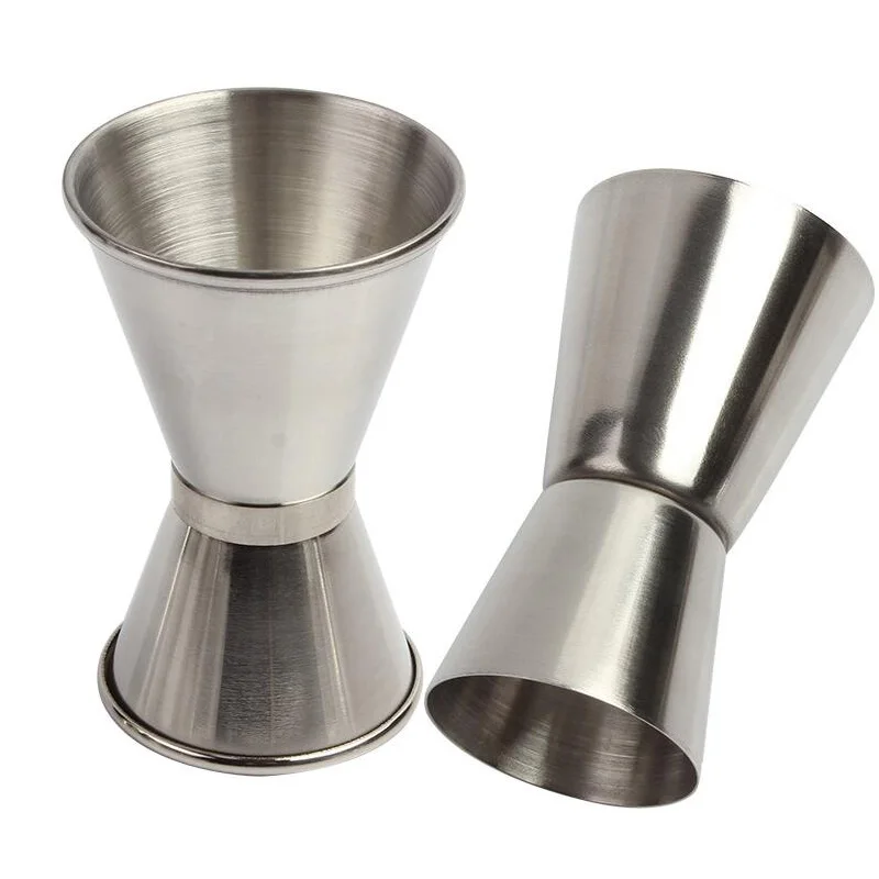 

15/30ml Stainless Steel Cocktail Shaker Measure Cup Dual Shot Drink Spirit Measure Jigger Kitchen Gadget Barware Tool