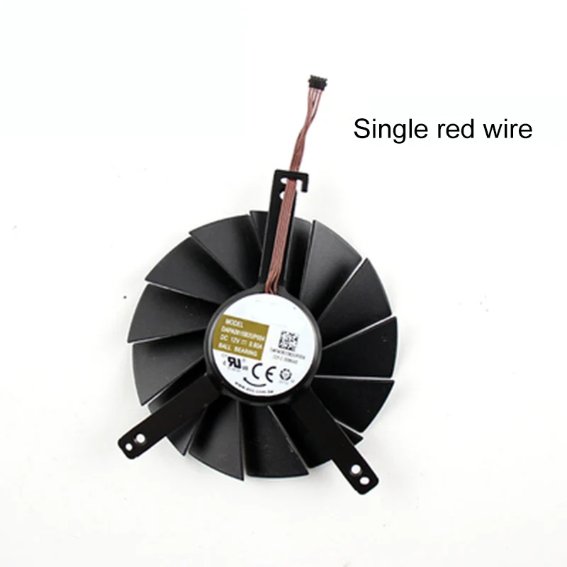 Red cable fan Кулер процессора для NVIDIA GeForce RTX 2080Ti Founders Edition видеокарта вентилятор охлаждения - Blade Color: Red cable fan