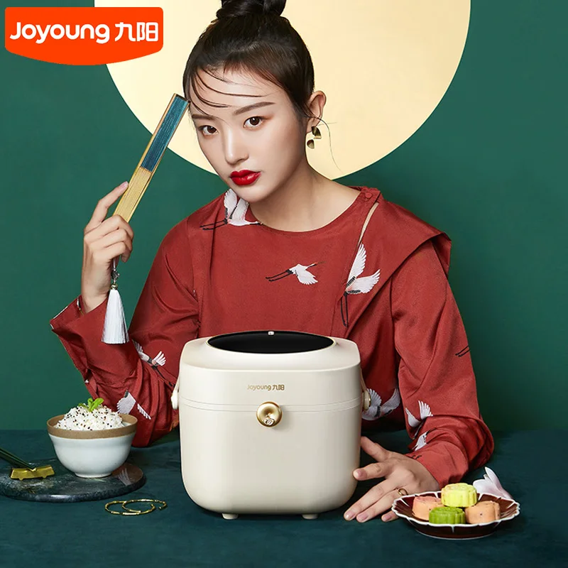 Joyoung Retro Electric Rice Cooker 2L Household Mini Multifunction Cooker For Home Appliances 1-5 Person Rice Porridge Cake F131
