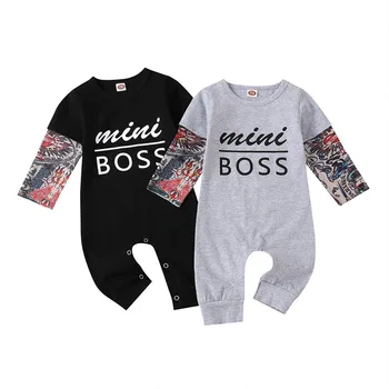 

Baby's Jumpsuit New Born Baby Girl Clothes Baby Boy One Piece Outfit Splicing Rompers Infant Clothing 2020 new 35