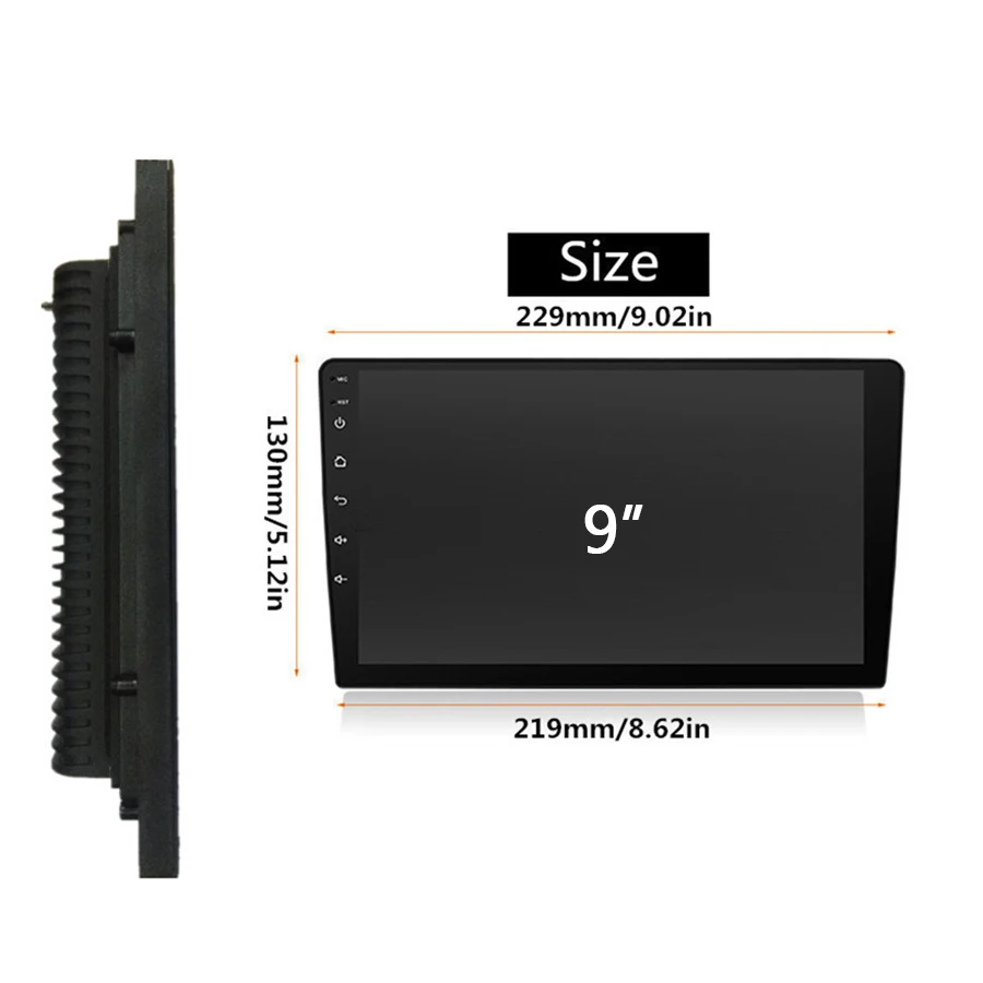  Ultra-thin 2DIN Universal Android 9.1 Car navigation 9