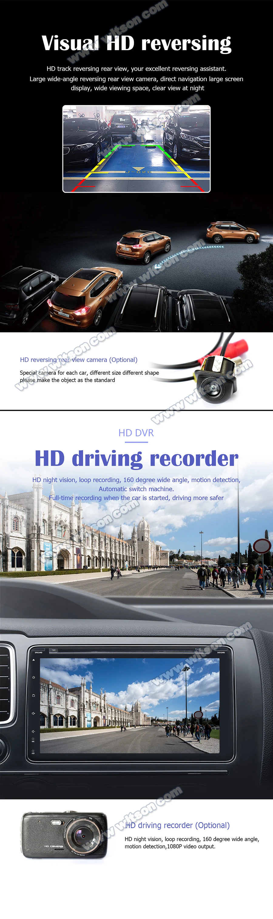 Discount WITSON S300 Octa Core(eight core)  audio stereo PX5 Android 9.0 car dvd gps player For FIAT 500 CAR MULTIMEDIA PLAYER 4G RAM 8