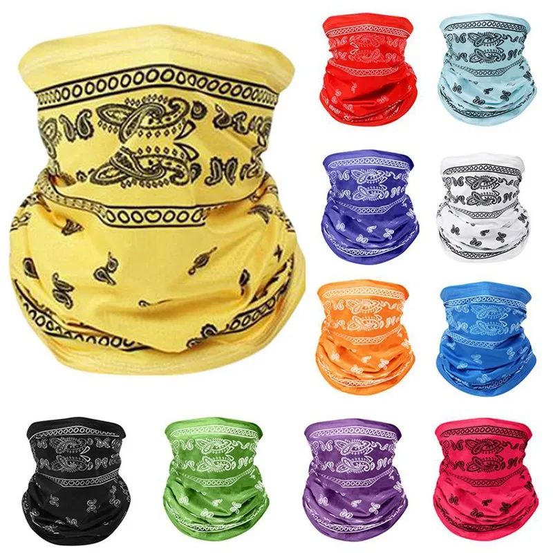 

Paisley Seamless Outdoor Magic Neck Gaiter Warmer Biker Sport Fishing Cycling Skiing Hiking Bandana Tube Scarf Men Women