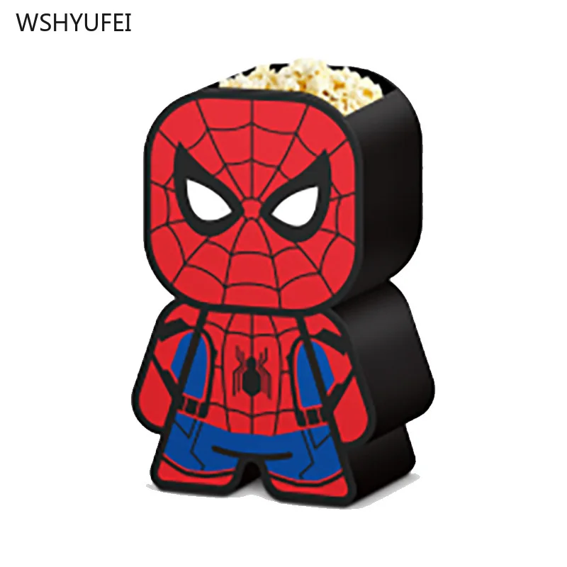 

Spiderman Heroes Expedition Straw Cup Spiderman Coffee Milk Soda Straw Cup Spiderman Popcorn Bucket is not easy to break