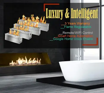 

Inno living 24 inch modern bio ethanol fuel fireplace