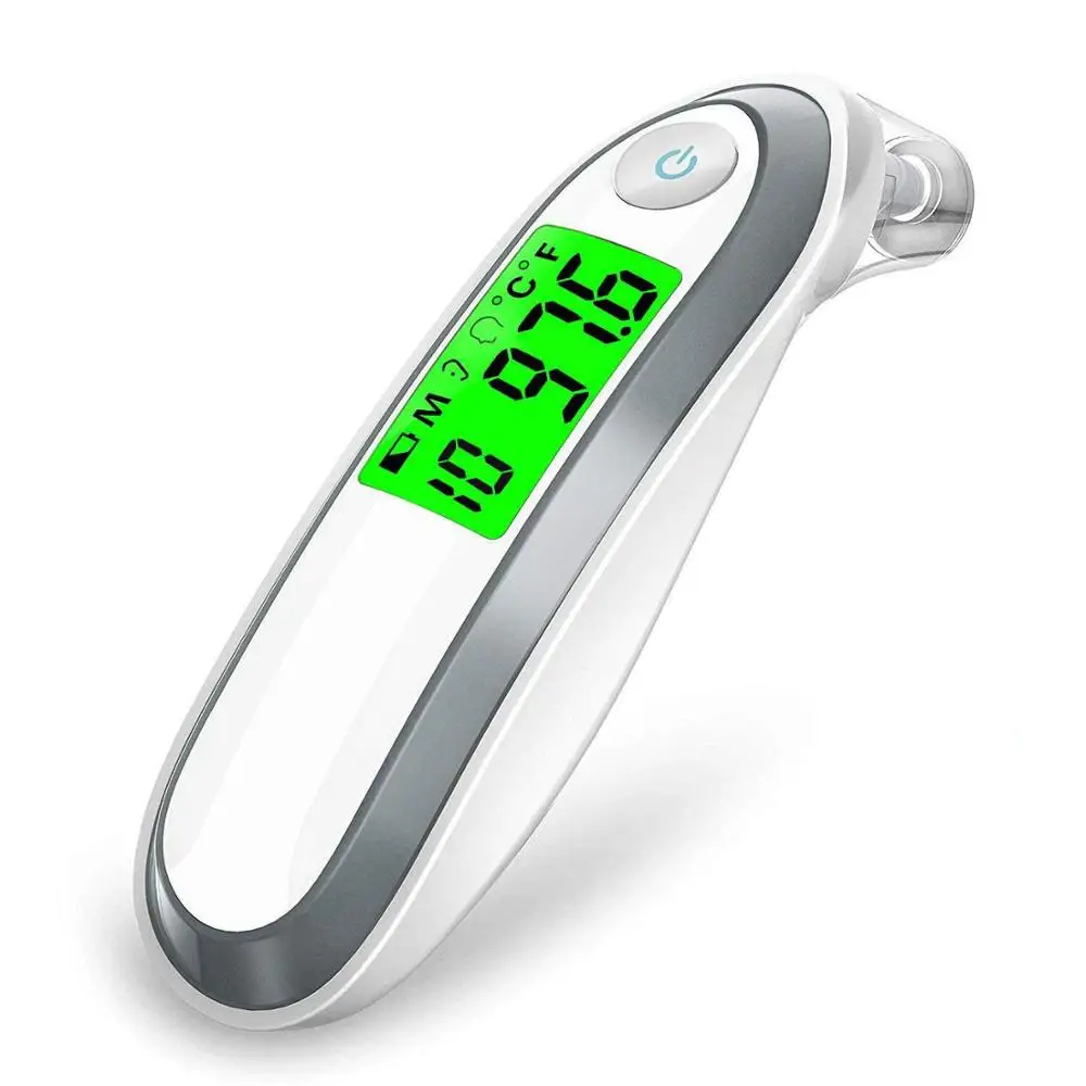 color Multi-purpose digital infrared thermometer for newborn adult infants/medical non-contact pistol ear thermometer for infants nurs - Цвет: color