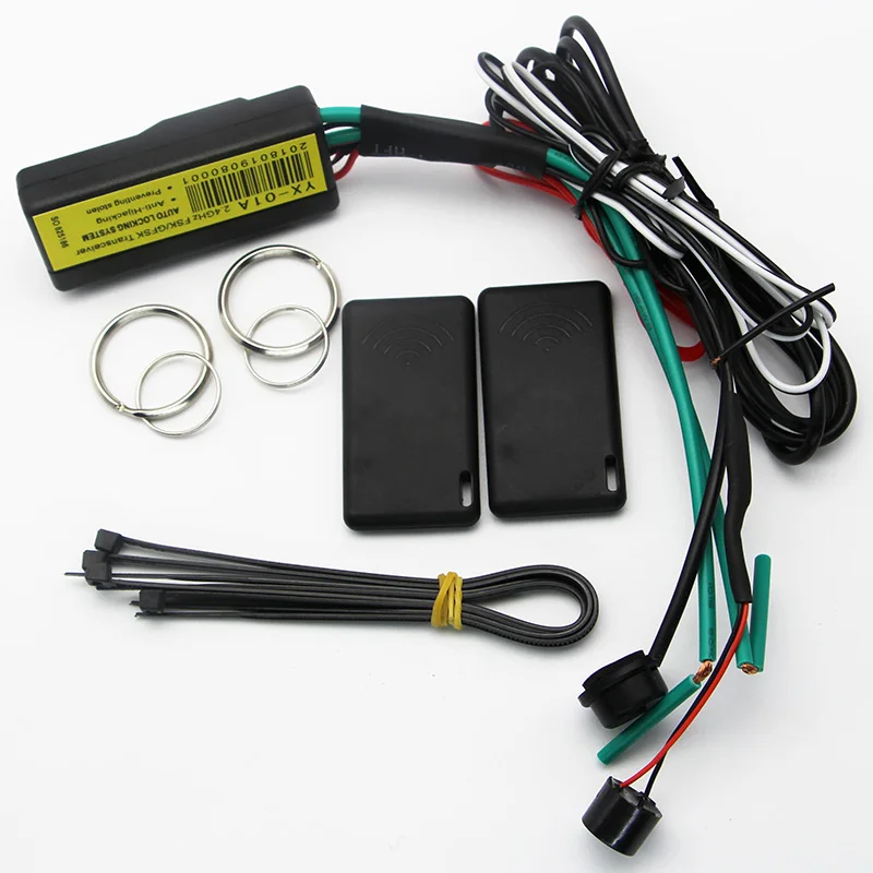 

RFID 2.4GHz wireless car immobilizer system engine lock anti-hijacking intelligent circuit cut off with G-sensor alarm auto EL-1