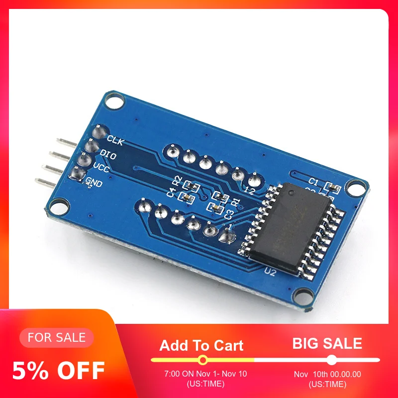 TM1637 светодиодный модуль дисплея для Arduino 7 сегментный 4 бита 0,36 дюймов часы красный анод цифровая трубка четыре последовательных платы драйвера пакет