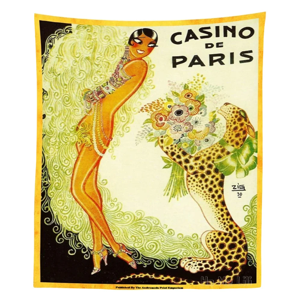 Волшебный Винтажный Классический гобелен в стиле пиранхи и леопарда с