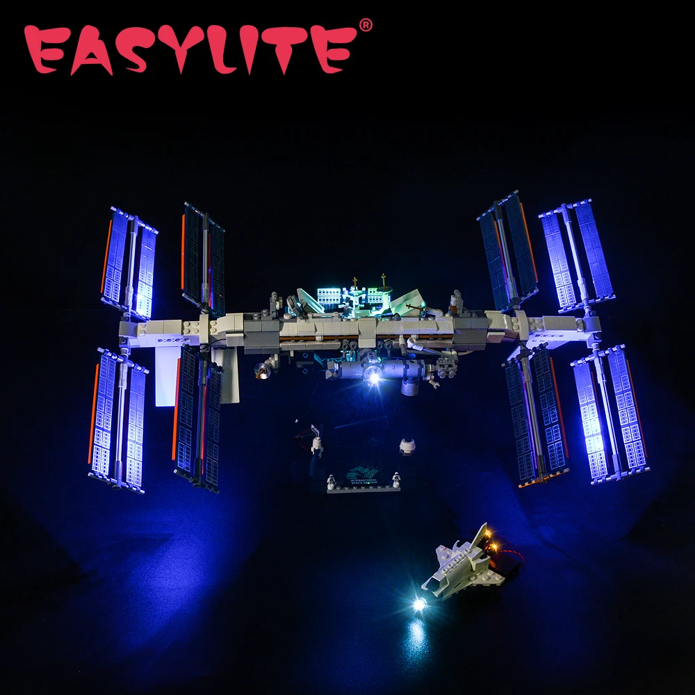 Easylite Led Light Set Per 21321 Ideas Series International Space Station Blocks No Model
