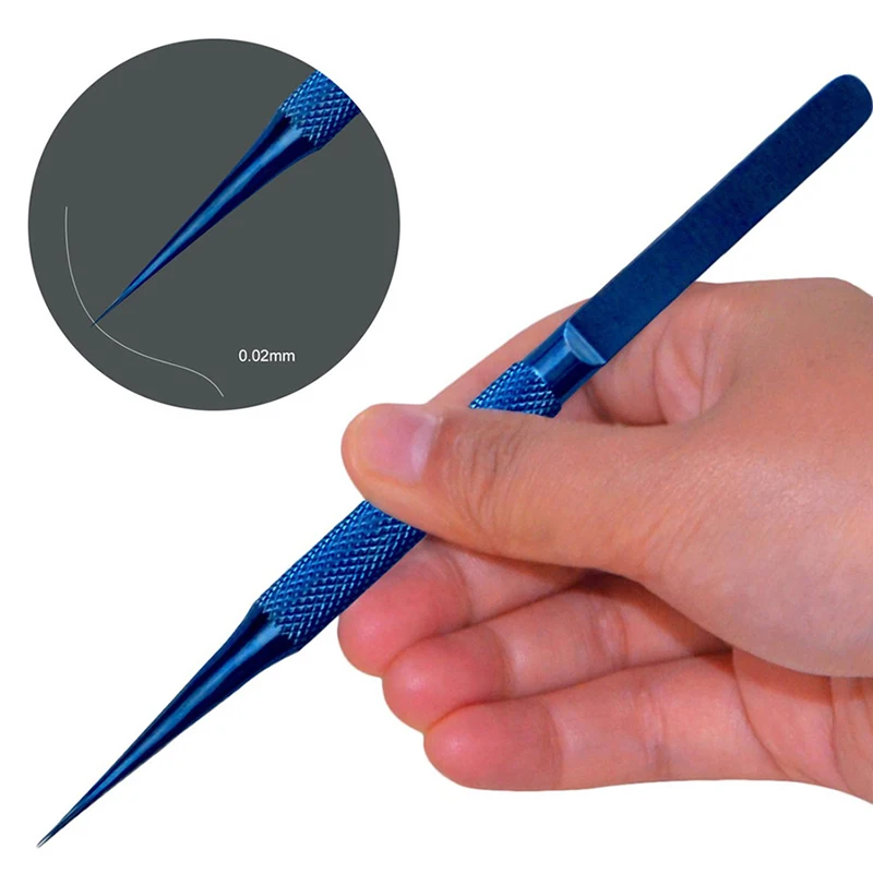 Titanium Alloy Tweezers Precision Antimagnetic Clip For Mobile Phone Fingerprint Flying Line Tin Planting Repair Tool
