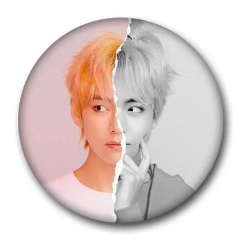 T33-6 Nengdou T32 Корейский KPOP Bangtan мальчики альбом ремесла брошь, значок на булавке аксессуары для одежды рюкзак DIY украшения вентиляторы подарок - Цвет: T33-6