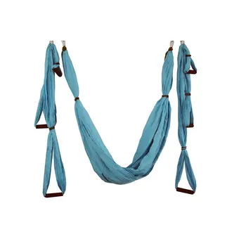 

Aerial Yoga Hammock 6 Handles Strap Home Gym Hanging Belt Swing Anti-Gravity Aerial Traction Devices