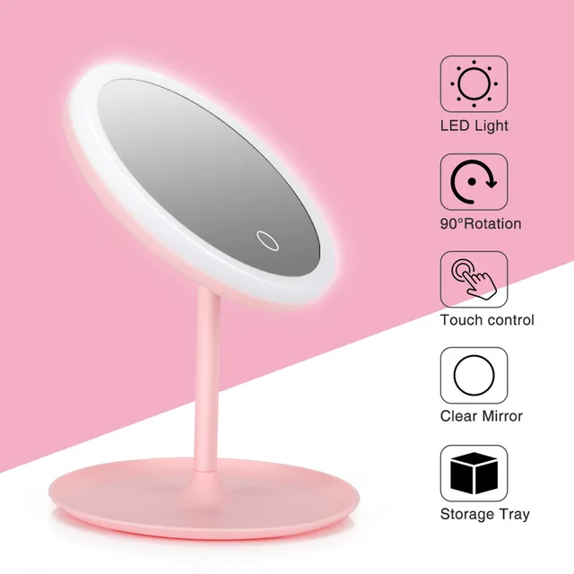 $US $10.39  Light Makeup Mirror Vanity Table Lamp Fashion 360Rotation Brightness Adjustable Beauty Cosmet