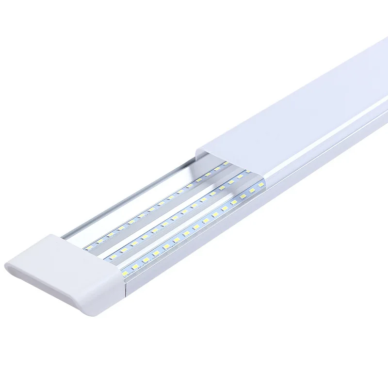 Lampe structurels ente à LED, tube plat, super luminosité, 3 LED linéaires, 120cm, 1200mm, 4 pieds, 54W, 4 pieds, 3 pieds