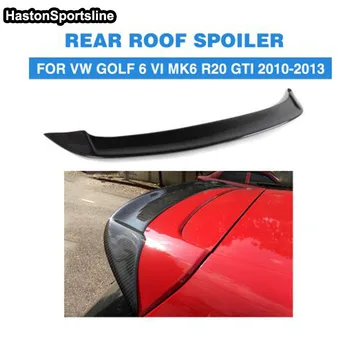 

Golf 6 GTI R20 Modified OSIR Style Carbon Fiber With FRP Rear Roof Lip Spoiler Car Wing for Volkswagen Golf 6 R20 2010-2013