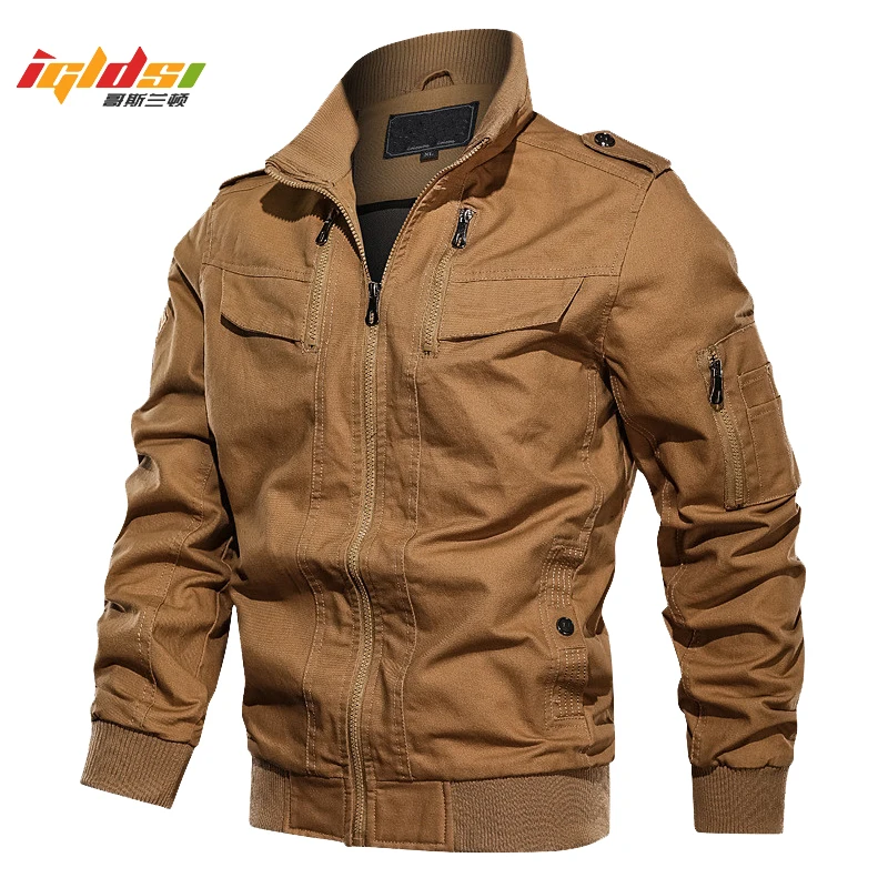 Military Jacket Men 2020 Autumn Soldier MA-1 Style Cargo Army Jackets Male clothing Men's Pilot Bomber Plus Size M-6XL | Мужская