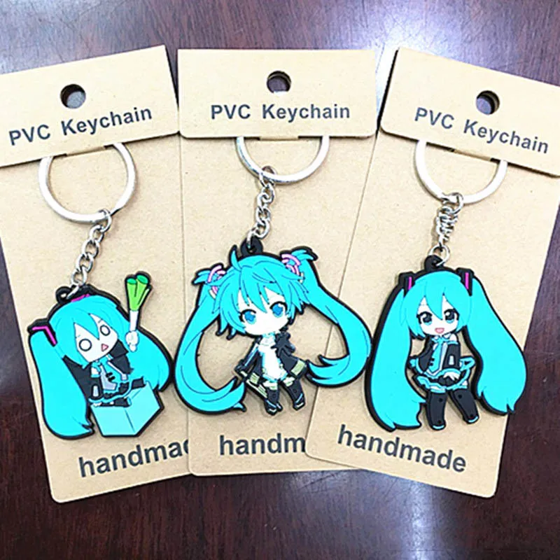 

1PCS 5CM Hatsune Miku Anime Action Figure Model PVC Collection Cute Cartoon Figures Toys Keychain Unisex Gifts