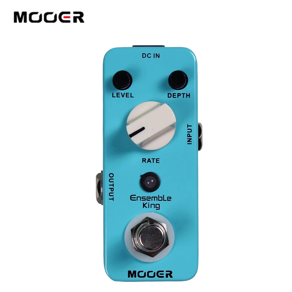 

MOOER Ensemble King Analog Chorus Guitar Effect Pedal True Bypass Full Metal Shell Mini Pedal Guitar Parts & Accessories