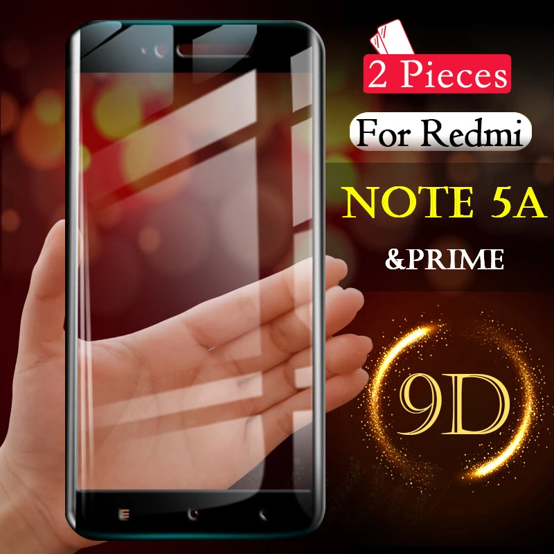 9D защитное стекло на для Xiaomi Redmi Примечание 5A prime из закаленного стекла note5a