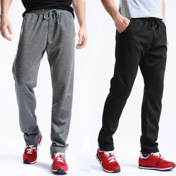 

High Waist Hip Straight Pants Male Simple Wild Summer Fashion Solid Men Trouser Korean Polyester Cotton Pantlones