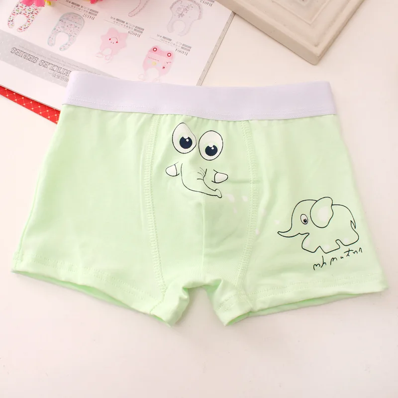 5Pcs/Lot Children's Cartoon Boxer Kids Underwear Boys Boxer Cotton Shorts Student Panties Suit 2-10 Years