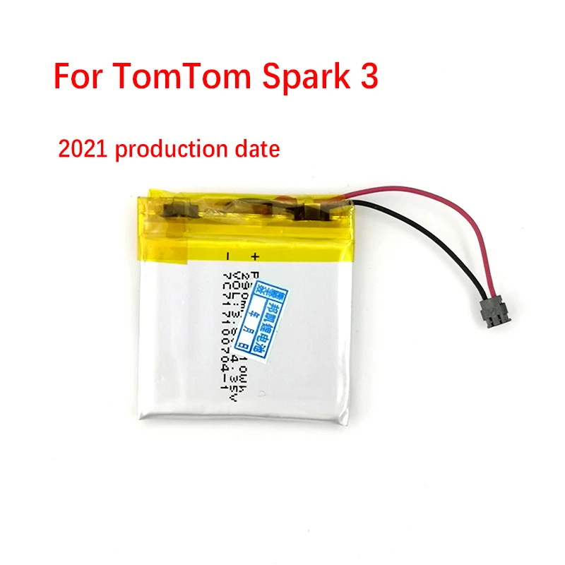 В наличии PP332727 / WT-TTS3 280 мАч аккумулятор для часов TomTom Spark 3 последняя продукция
