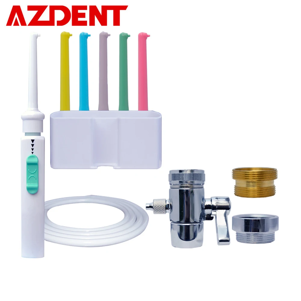 

Hot 6pcs Nozzles Faucet Dental Oral Irrigator Water Flosser Portable Switch Jet Floss Irrigation Teeth Tooth Brush Mouth Cleaner