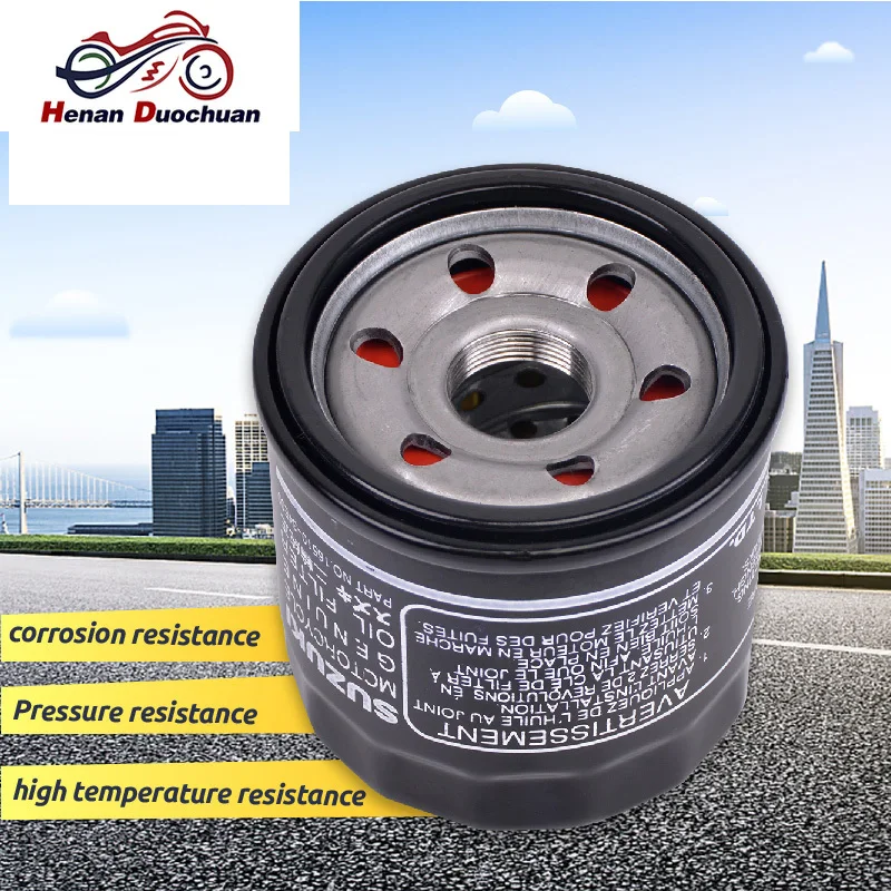 

Universal Engine Oil Filter For Suzuki AN125 SV650 Burgman 650 Bandit 600 Boulevard C50 S40 M50 Outboard DR650 DRZ400 DR200