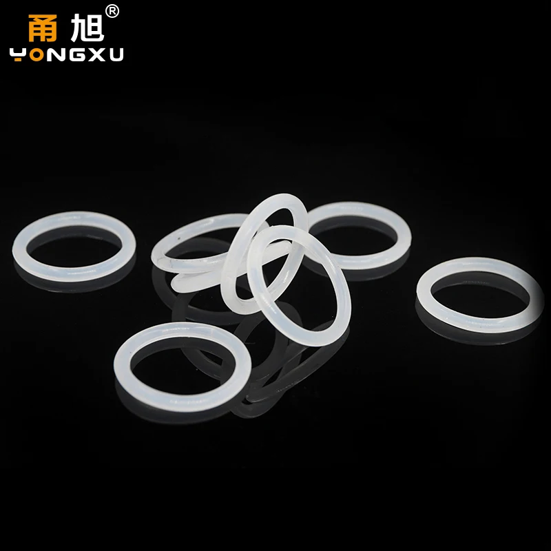 Silicone O Rings Thickness CS1.9/2.2/2.4mm White VMQ O-ring cross section silicon rubber sealing gasket rubber washer in specifications rubber o rings,sealing gasket,rubber washers,silicone o rings