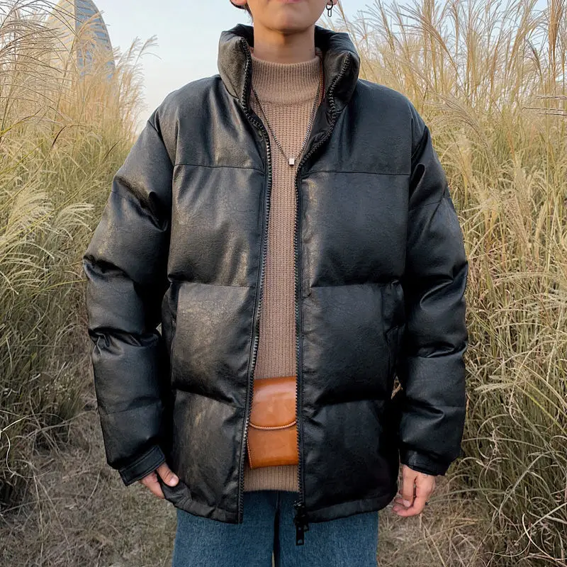 Privathinker Hong Kong Style Men's Parkas Bread Clothes Couple Coats Big SizeThicken Zipper 2020 Winter Warm Fashion Jacket | Мужская