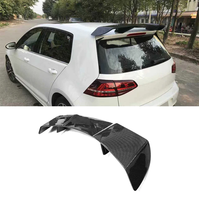 Carbon fiber hinten dach spoiler lip flügel für Volkswagen Golf 7