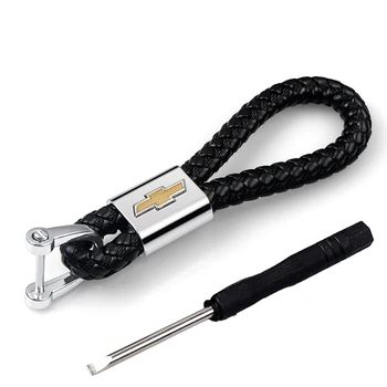 

Car styling decoration key chain metal Emblem key ring For Chevrolet Corvette Cruze Spark Captiva Malibu keychain accessories