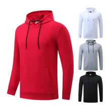 Мужская куртка для бега, спортивный пуловер с капюшоном и длинными рукавами для тренировок, плотное пальто, Толстовка для фитнеса и бодибилдинга
