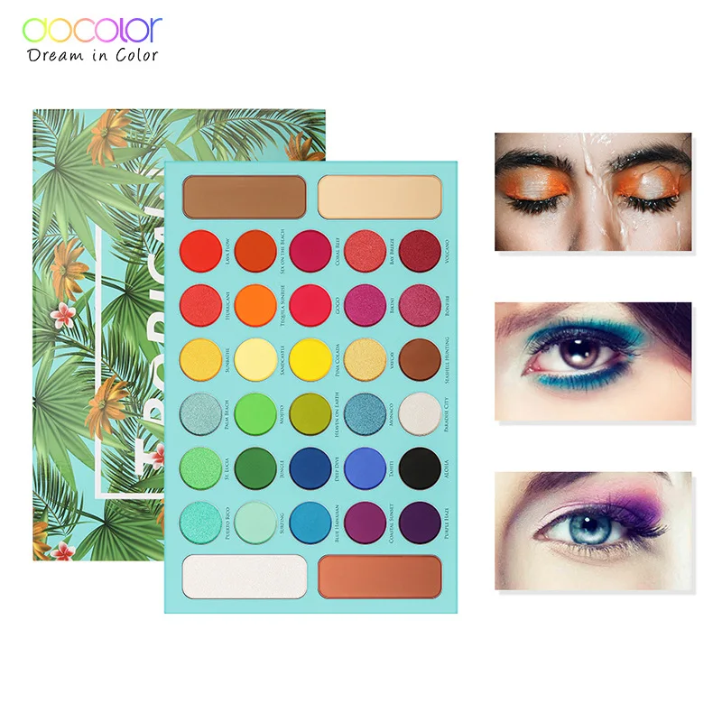 

34 Colors Pallete Eyeshadow Palette Pigment Powder Shimmer Makeup Diamond Beauty Matte Waterproof Longlasting Cosmetic TSFH Fine