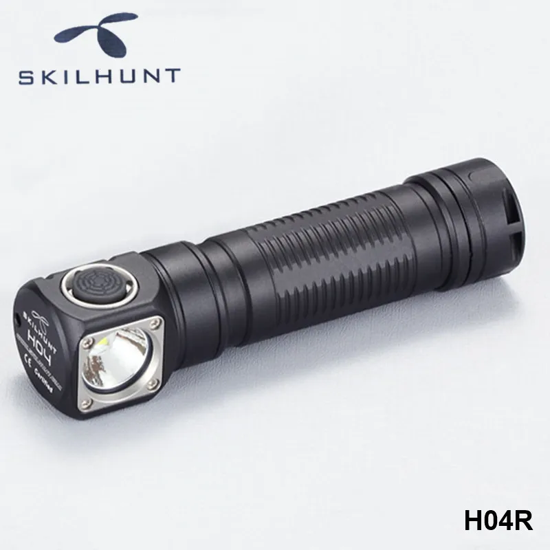 Налобный фонарь Skilhunt H04 H04R H04F Cree светодиодный фонарик с двумя настраиваемыми UI