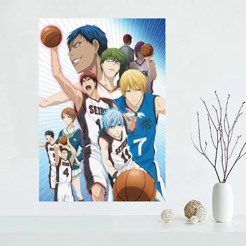 

Wall Art Canvas Nordic Printed Animation Kurokos Basket Poster Modular Picture Home Decoration Painting Girl Love Room No Framed