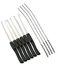 10 шт./лот слесарь ручной инструмент сломанный ключ экстрактор удаление фиксатор крючков комплект замок палочки набор посуда мебель