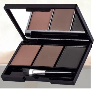 3 Color Eyebrow Powder Palette Eye Brow Enhancer Cosmetic Box With Brush Mirror Waterproof Eye Shadow Brand Professional Makeup 3 Color Eyebrow Powder Palette Eye Brow Enhancer Cosmetic Box With Brush Mirror Waterproof Eye Shadow Brand Professional Makeup