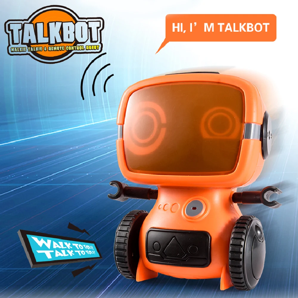 Máquina de Toque Inteligente Robô Talkbot Educação Precoce Andando Dança Disse Escorregadio Talkie Controle Remoto Brinquedo Presente rc 4 High Quality Brinquedos e hobbies