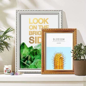 

With glass plate Diy frame Wood stretcher diy Customize oil painting diamond Mosaic Thick wood frame wall painting picture decor