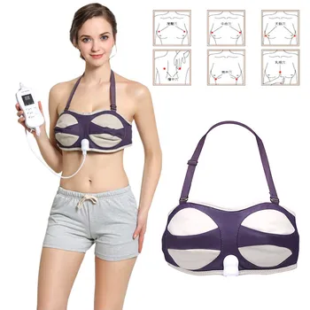 

Chest Breast Massage Tool Health Products Enhancer Grow Bigger Magic Vibrating Bra Infrared Bigger Breast Electric Massage Body