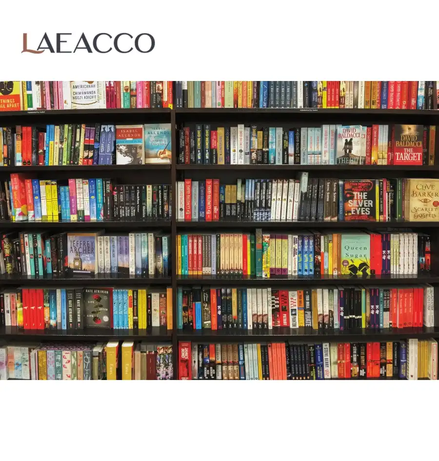 Laeacco خمر رف خشبي قديم للكتب العودة إلى المدرسة دراسة ديكور المنزل Laeacco خمر رف خشبي قديم للكتب العودة إلى المدرسة دراسة ديكور المنزل