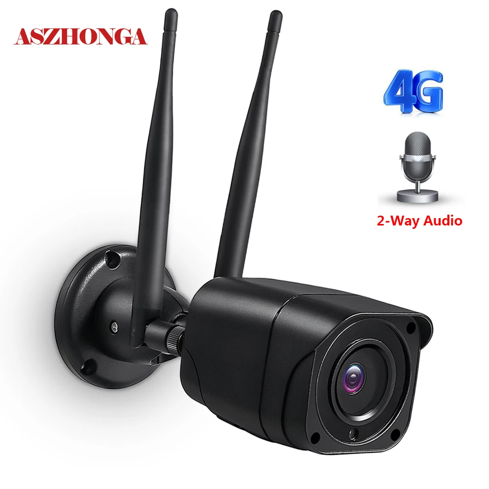 Беспроводная IP камера видеонаблюдения с поддержкой 4G и SIM карты 1080P HD Wi Fi|Камеры