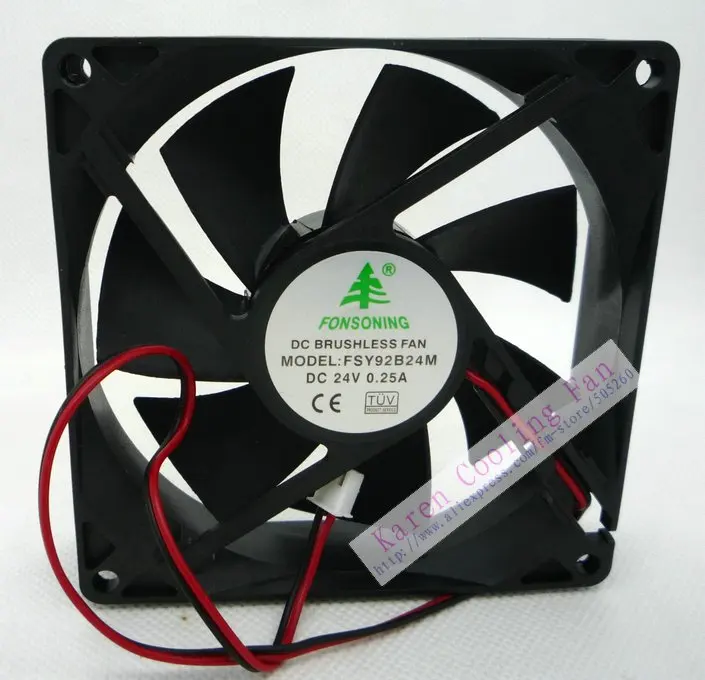 9225 24V 0.25A FSY92B24M E9225X24B 0.3A FD249225ES N YY9225H24B C9225H24SPCP1 7 2 провода Вентилятор охлаждения|cooling