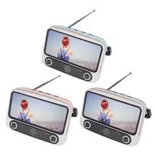 Ретро Мини Bluetooth динамик Мобильный телефон Фильмы ТВ держатель музыкальный плеер портативный беспроводной звуковой ящик для u-диска TF карты